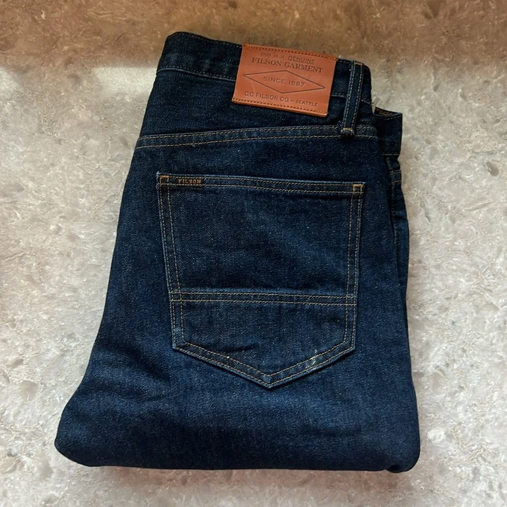 Filson Men's Rail-splitter Selvedge Jeans - 32x33 - Picture 3 of 6